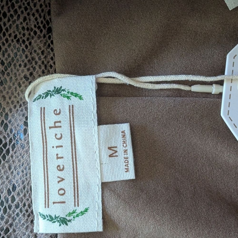 Love Riche Brown Mini Asymmetrical Pencil Skirt - Picture 5 of 8